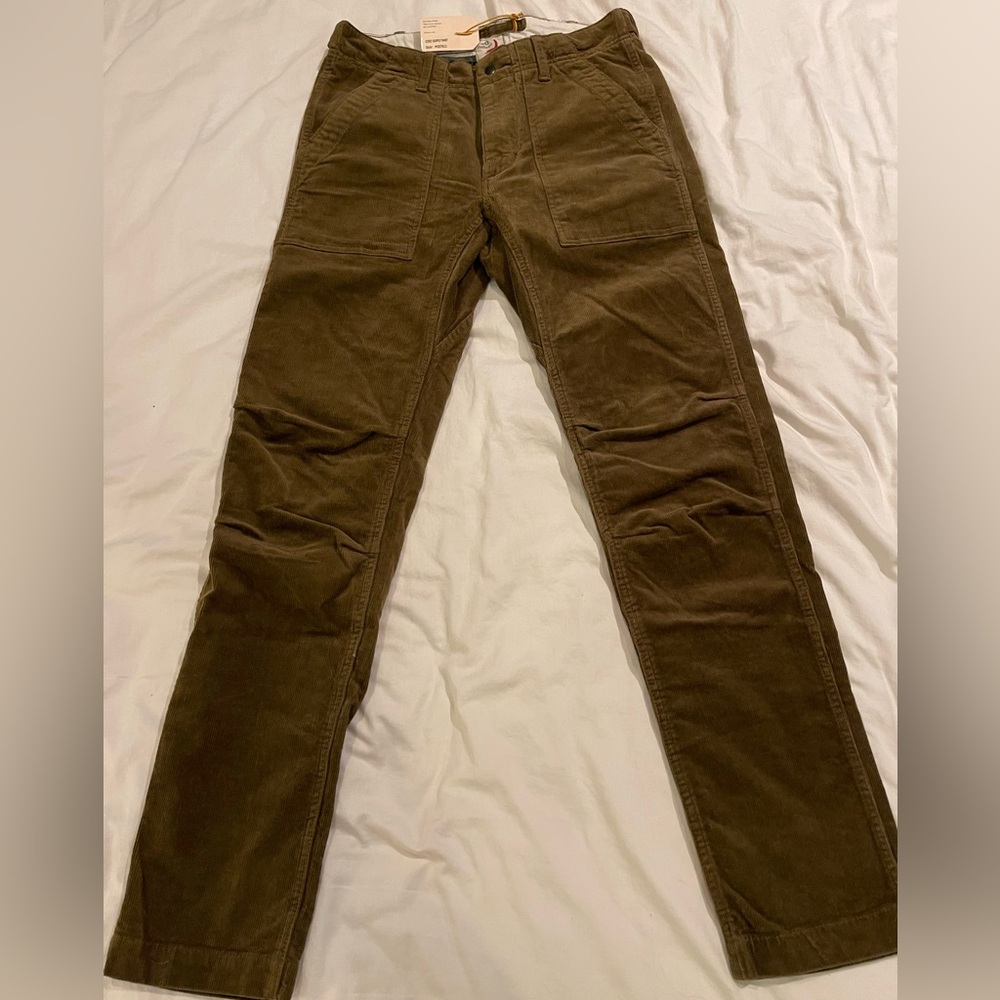NWT Men’s Relwen Corduroy Supply Pants size 30